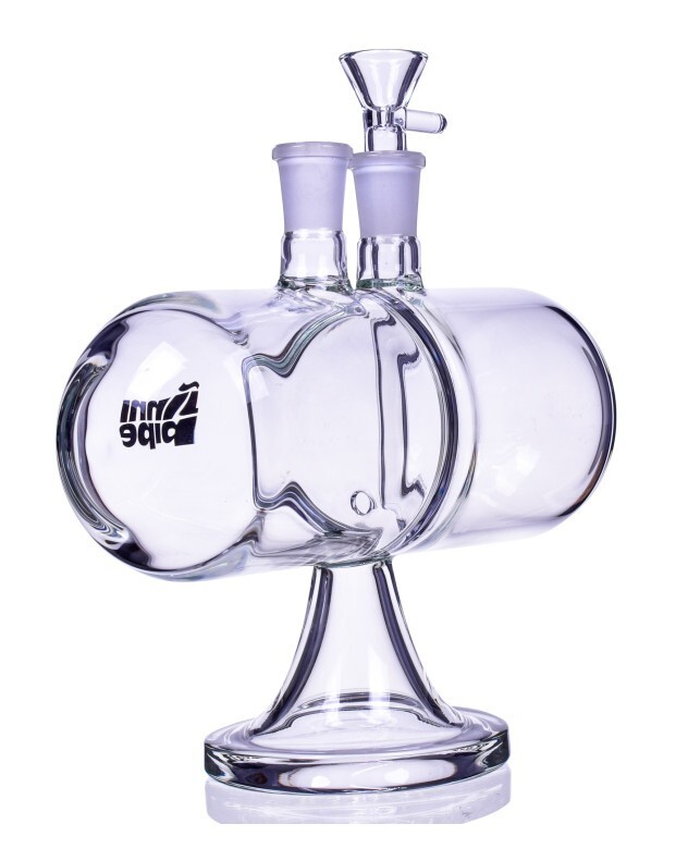 JINNI Pipe Infinity Gravity Water Pipe 7&Prime; Glass Bong Hookah Bubbler -Made in USA