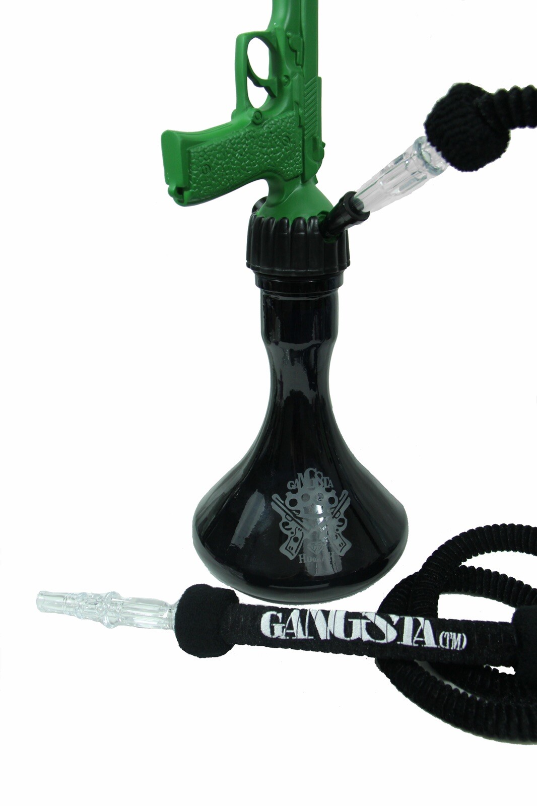 ICED BULLET HOOKAH .ORIGINAL Gangsta(tm) Gun HOOKAH BY INHALE(R) Military Green