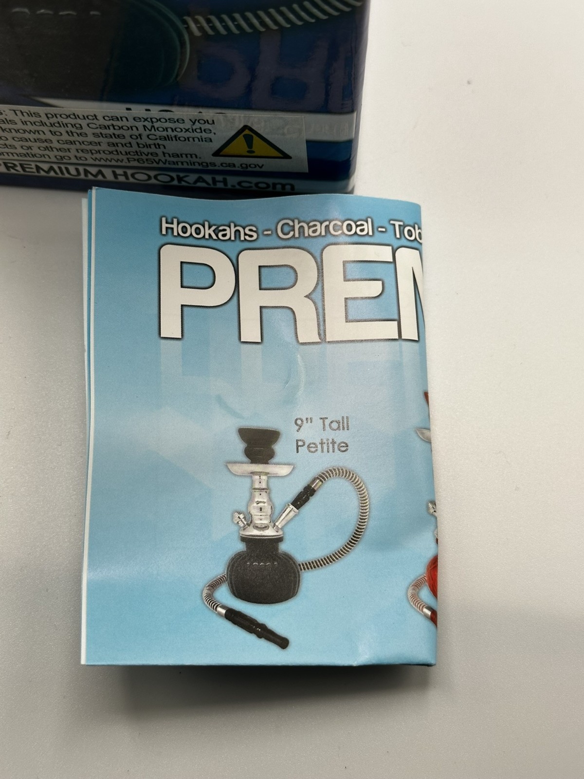 9&Prime; Petite 1 Hose Green Premium Hookah Set–New Open Box