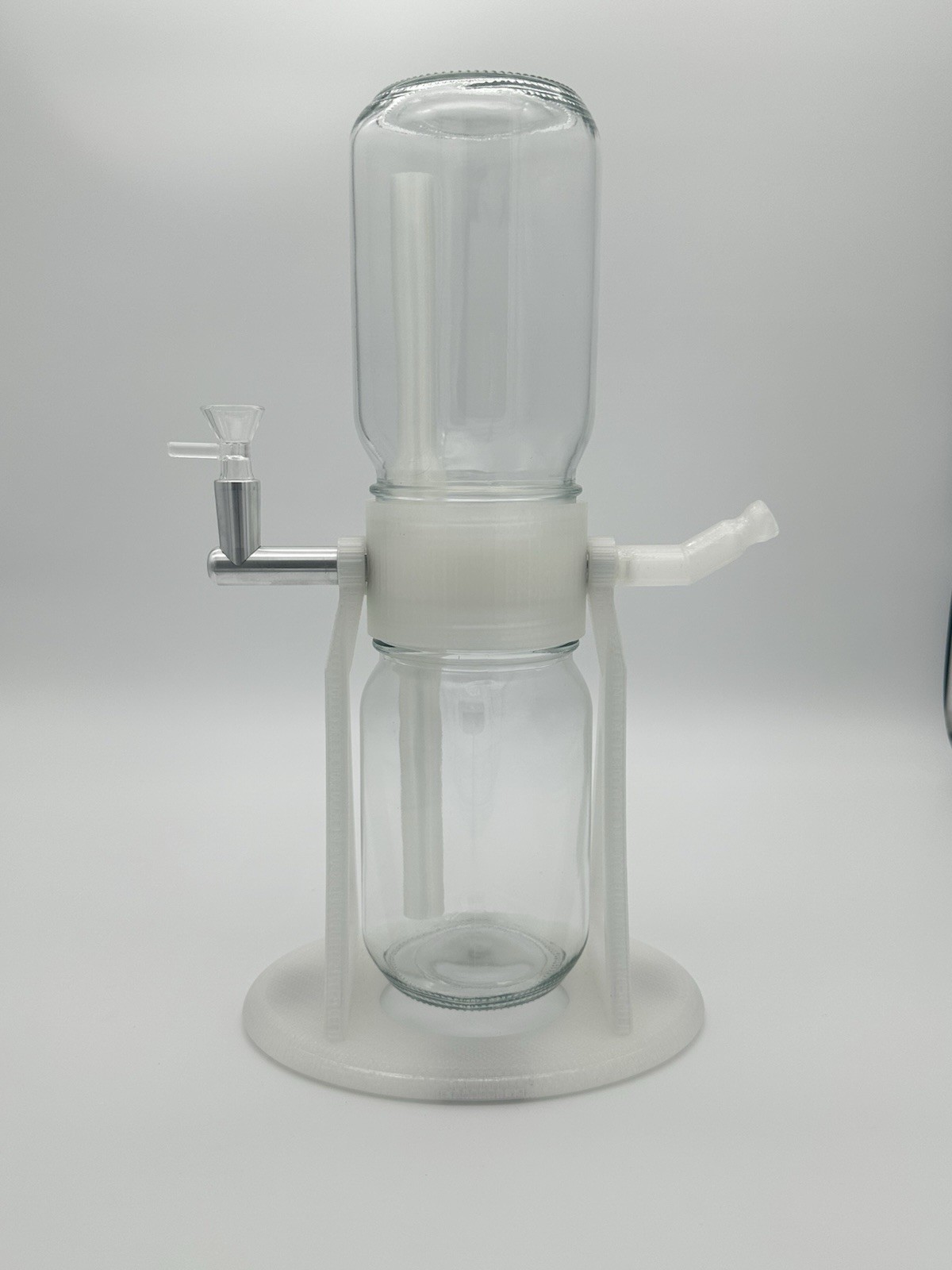 360 Rotating Gravity Bong/Hookah Water Pipe. Clear Edition