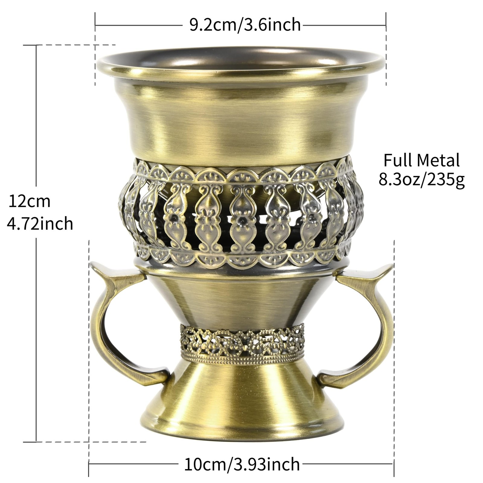 Bakhoor Burner, Charcoal Incense Burner, Frankincense Resin Burner, Incense C…