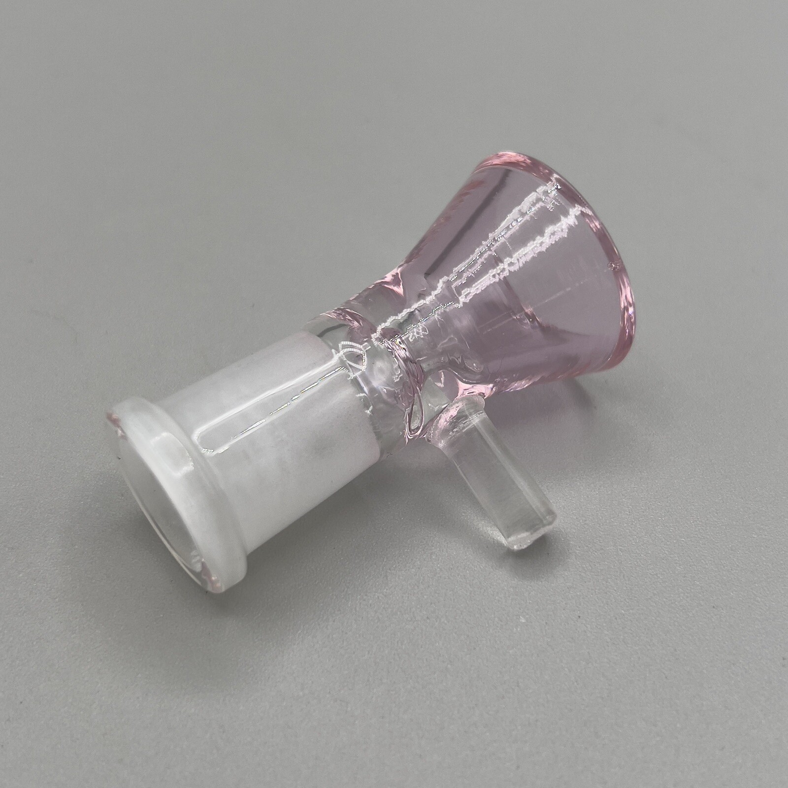 14mm Female Glass Bowl Slide for Water Pipe Bong Hookah – Pink Thick Funnel