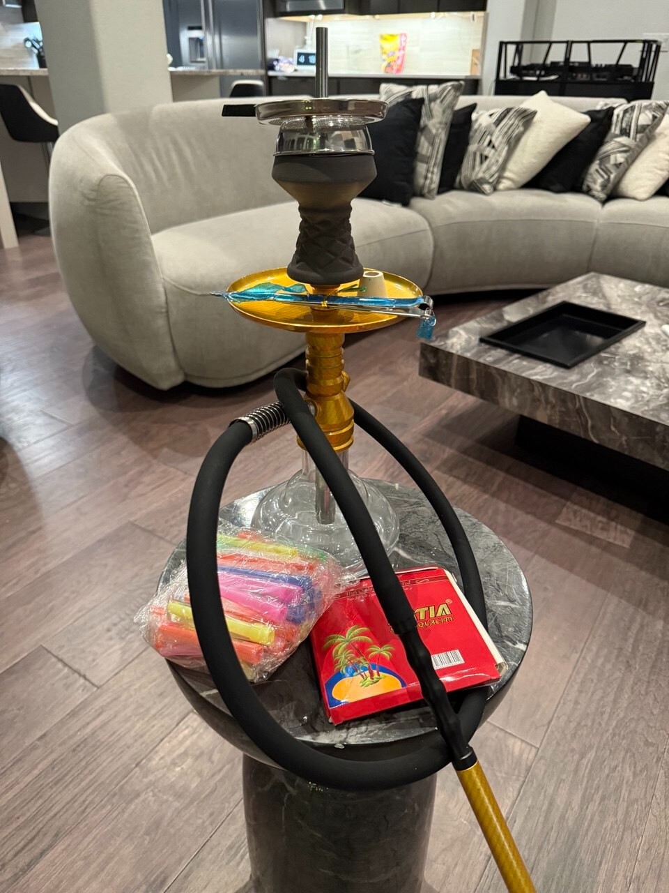 NEW MINKAH European Style Click Technology 1 Hose 12&Prime; Hookah Fast + Free Shippin