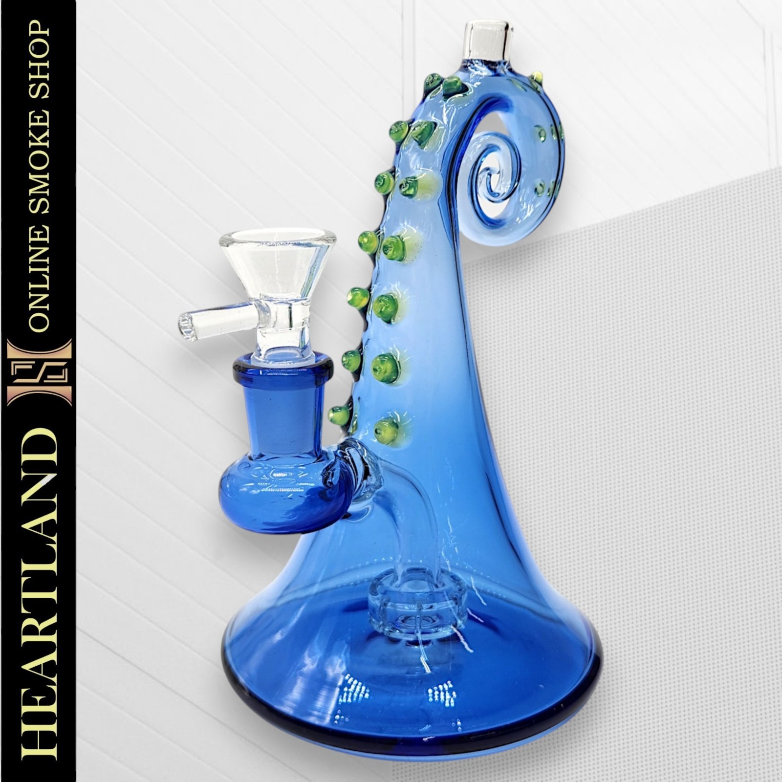 7&Prime; Octopus Kraken Beaker Bong Glass Water Pipe CIRC PERC Smoking Hookah