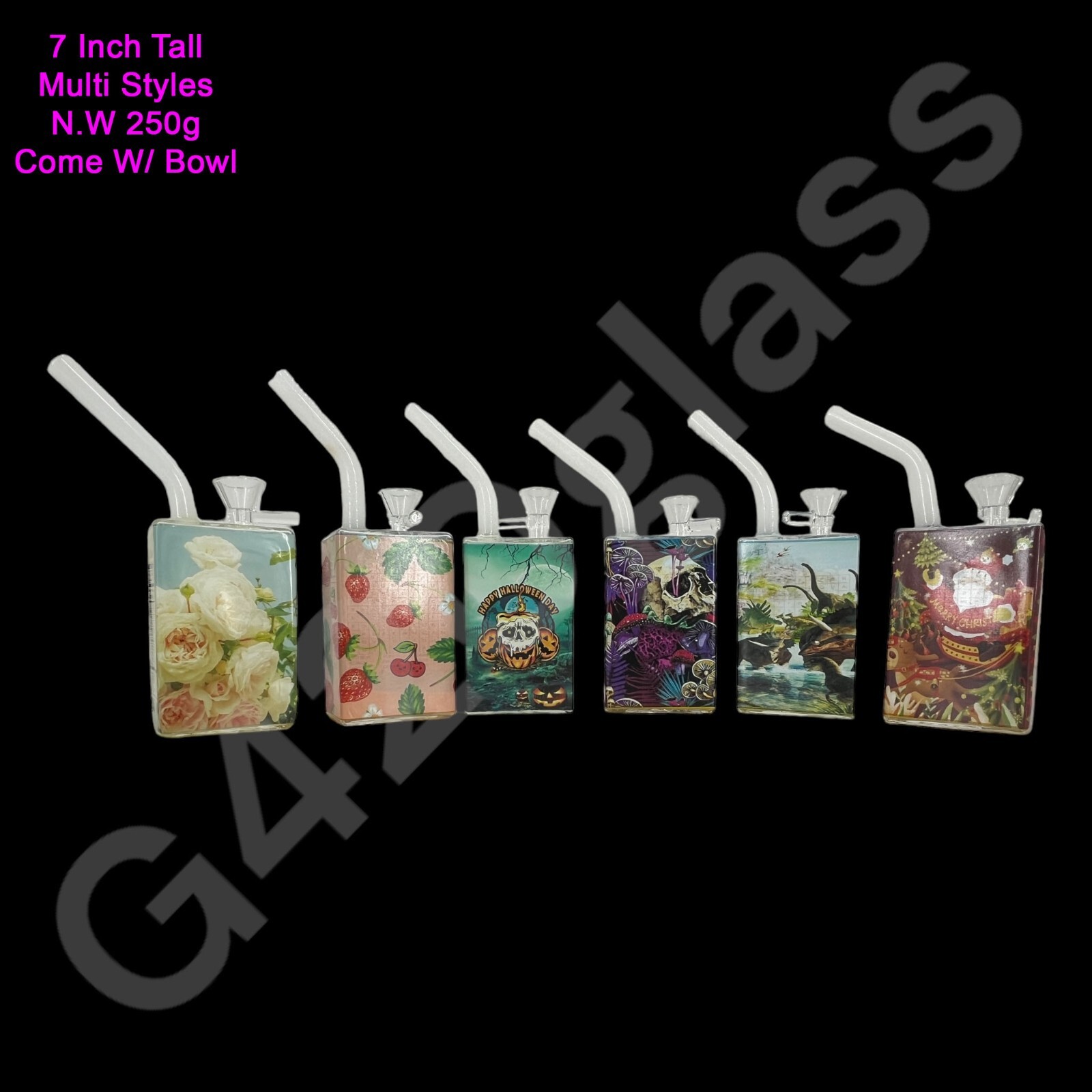 7 Inch Juice Box Come With Nail and Male Bowl Accessories