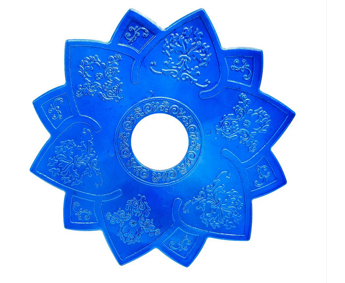 Amazon Hookah Hawk Tray Blue Aluminum Universal Heat Resistant Premium
