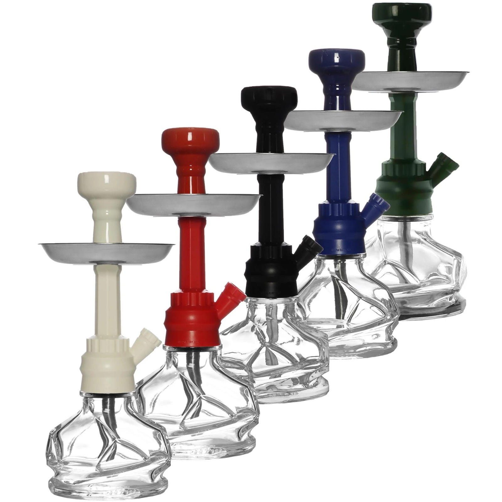 MYA CHICO 251 HOOKAH – 12in Black Cage Hookah Complete Set – BLUE