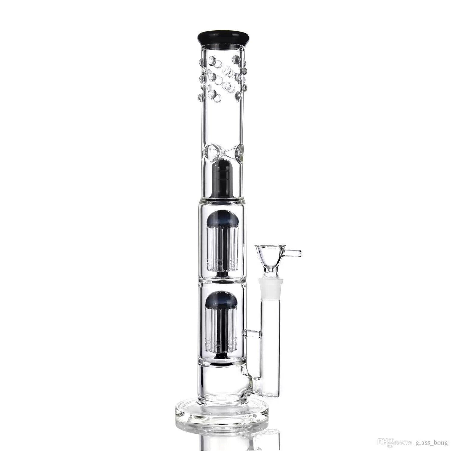 16.5 Glass Bong Glass Water Bongs Bowl Tornado Percolate Pipe Hookahs 18mm Bowl