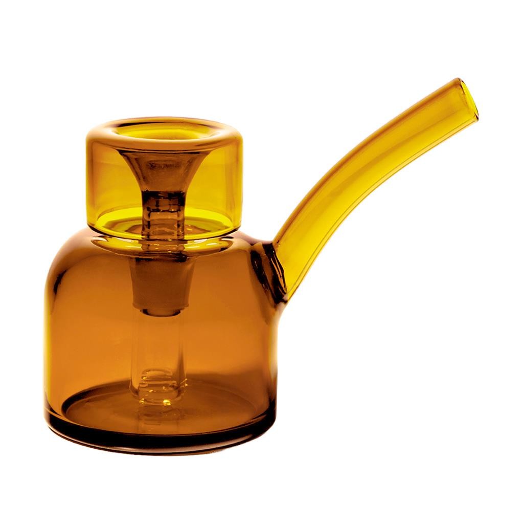 NWTN Home Vesper Bubbler Water Pipe HONEYCOMB Borosilicate Glass 4.9&Prime;