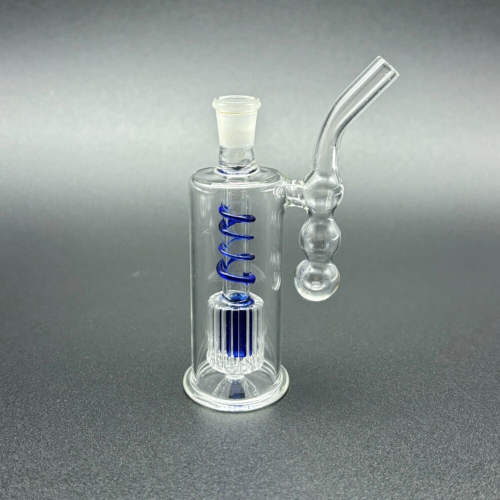 4&Prime; Mini Glass Bong Filter Pyrex Hookah Recycler Water Pipe Smoking Bubbler
