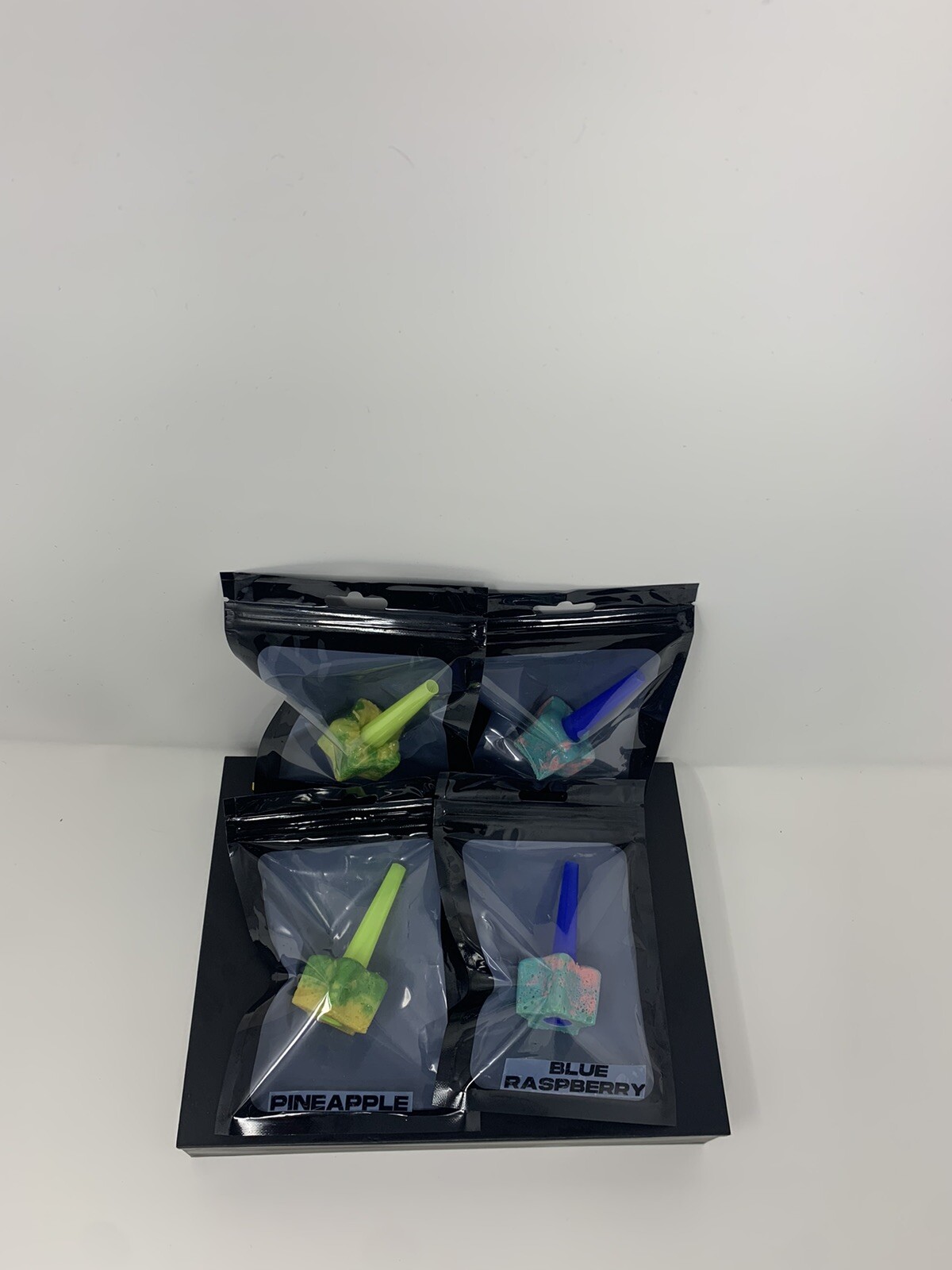  4 Star Shape Pineapple and Blue Raspberry Candy Hookah Tip 