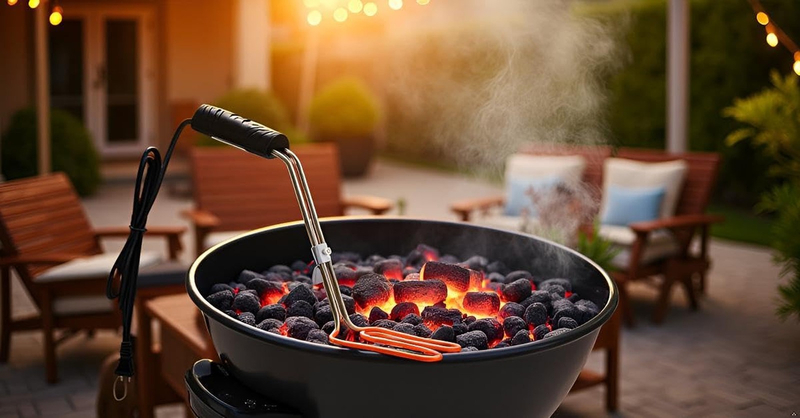 Electric Charcoal Starter for Grill – Mata Leon Premium BBQ Grills Firepla