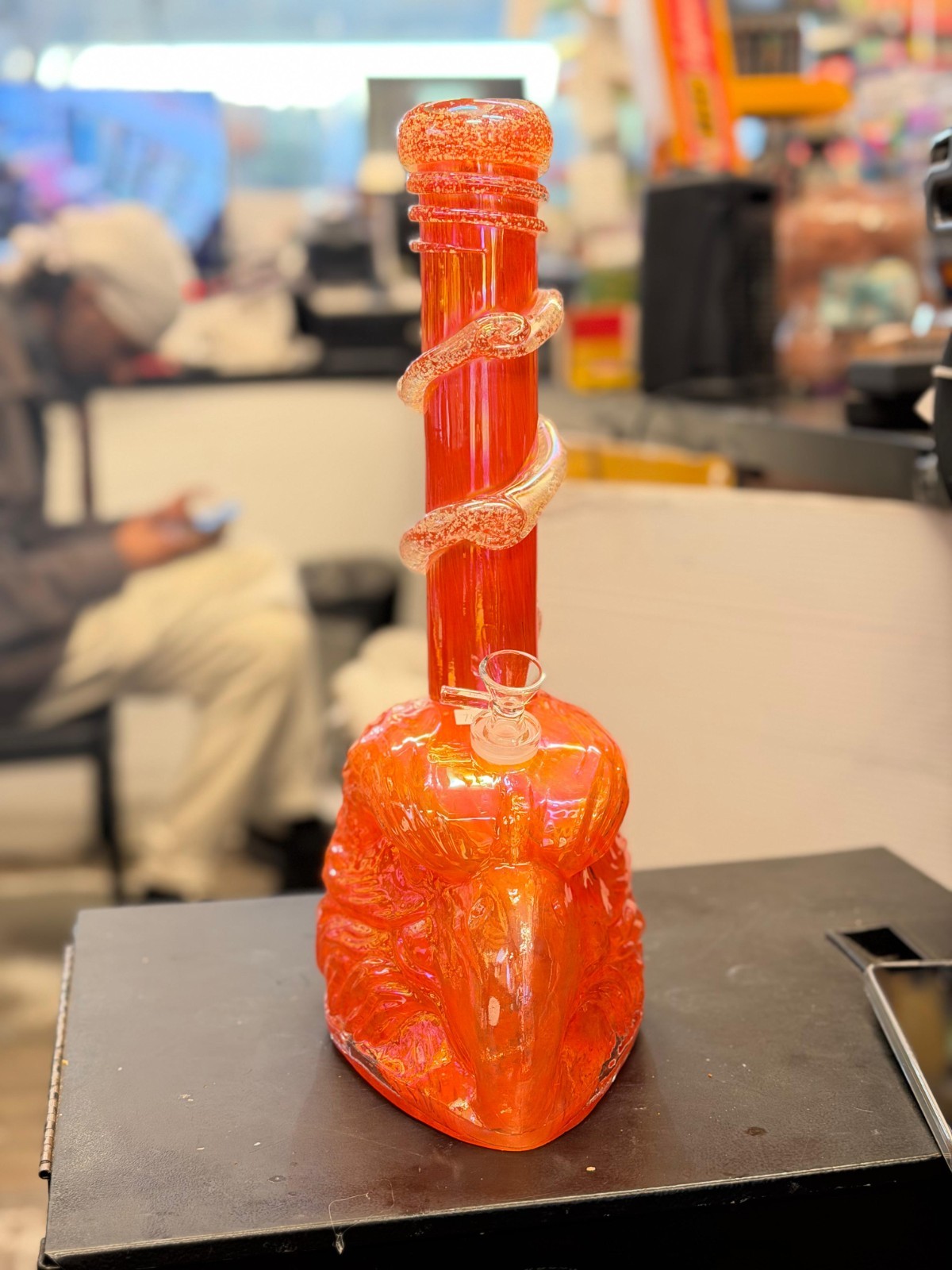 18Inch Glass Bong Super Heavy Glass Water Pipe Thickness Glass free shipping