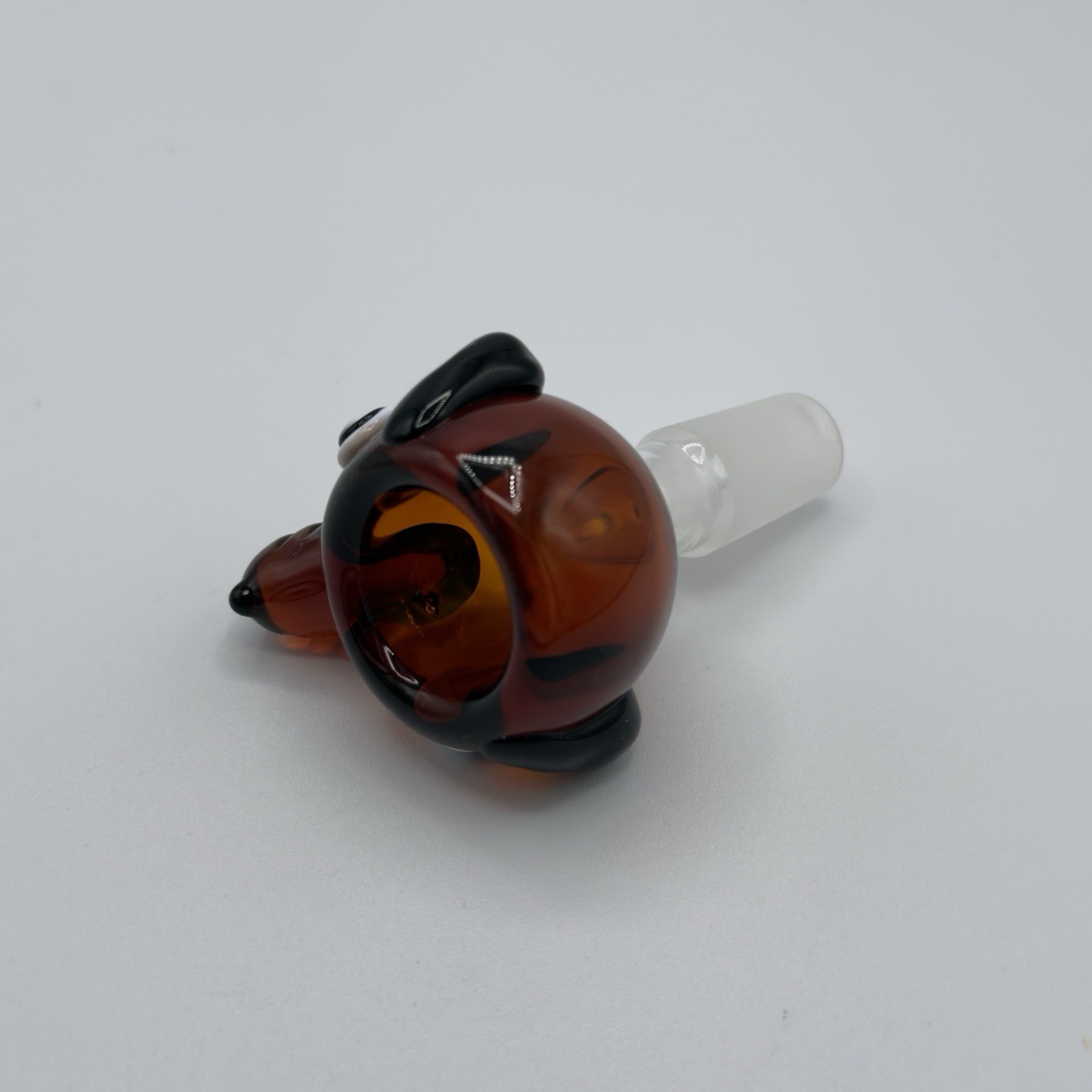 14mm Glass Bowl Slide Male Bong Bowl Water Pipe Piece – Amber Dog