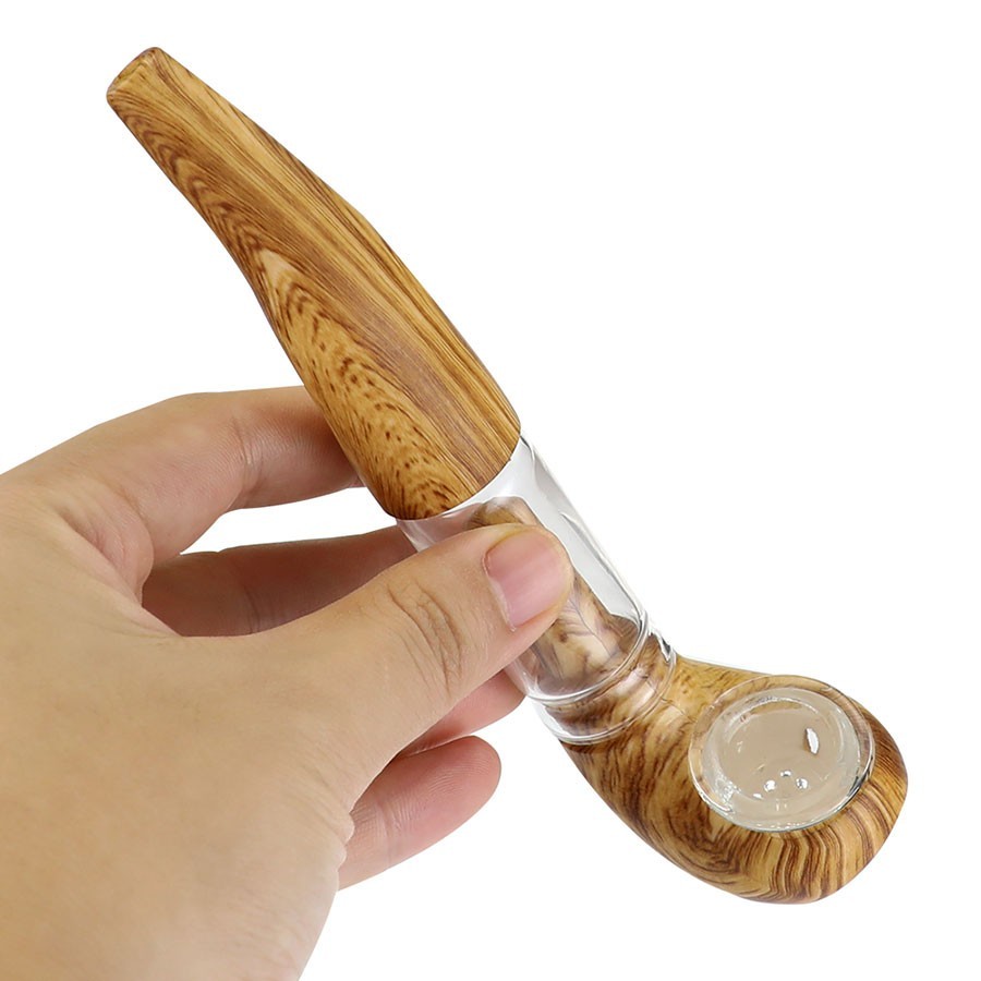 6.1 inch Silicone Hookah tobacco Smoking Pipe -Sherlock Pipe