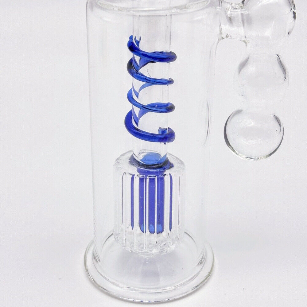 MINI 4&Prime; Glass Bong Smoke Water Pipe Bubbler Portable Hookah W/Tool Box Full set