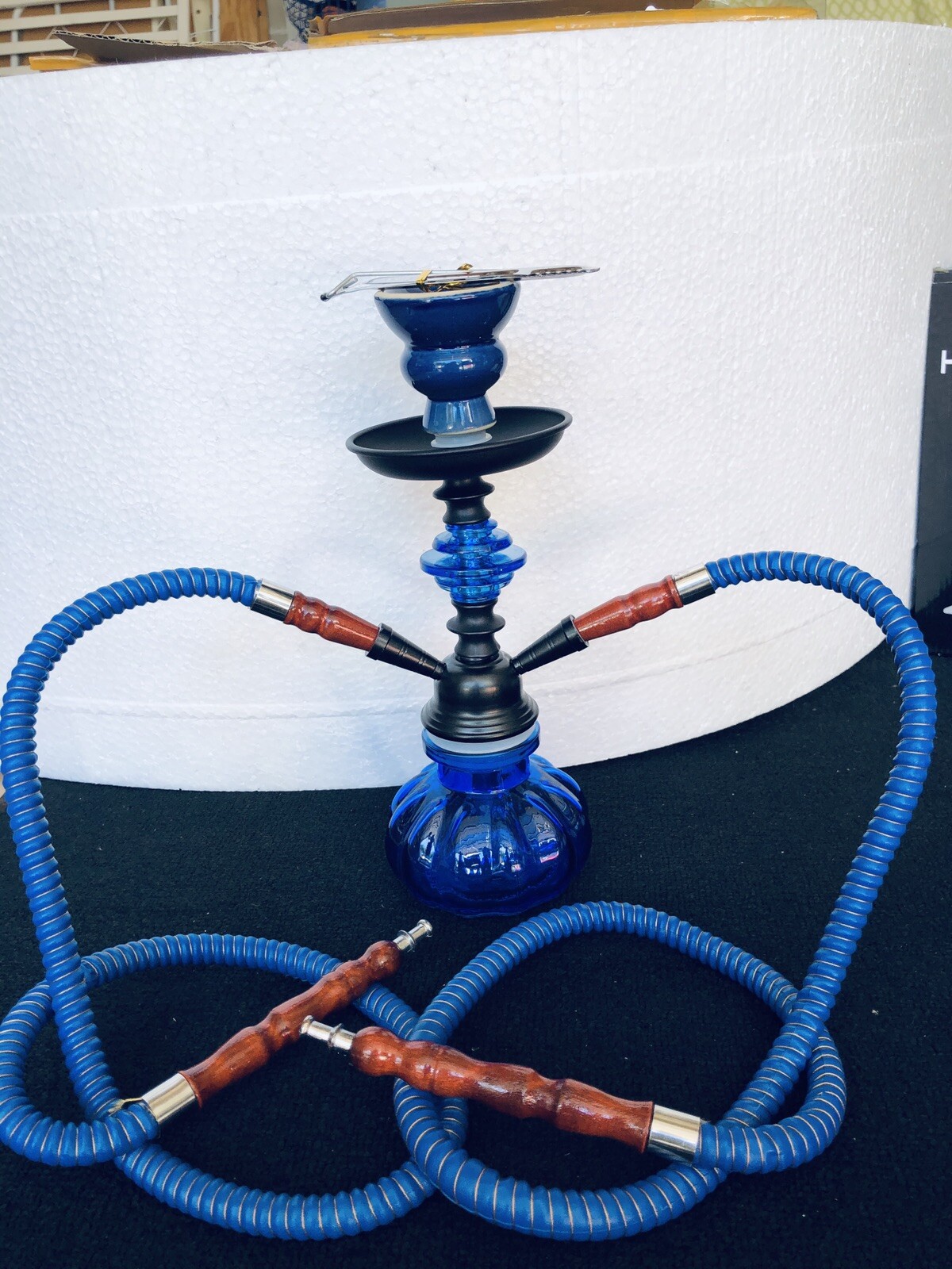 Double hose hookah-top 10 Selling Smoke Use Gout Chichi Shisha Tabak Glass Hooka