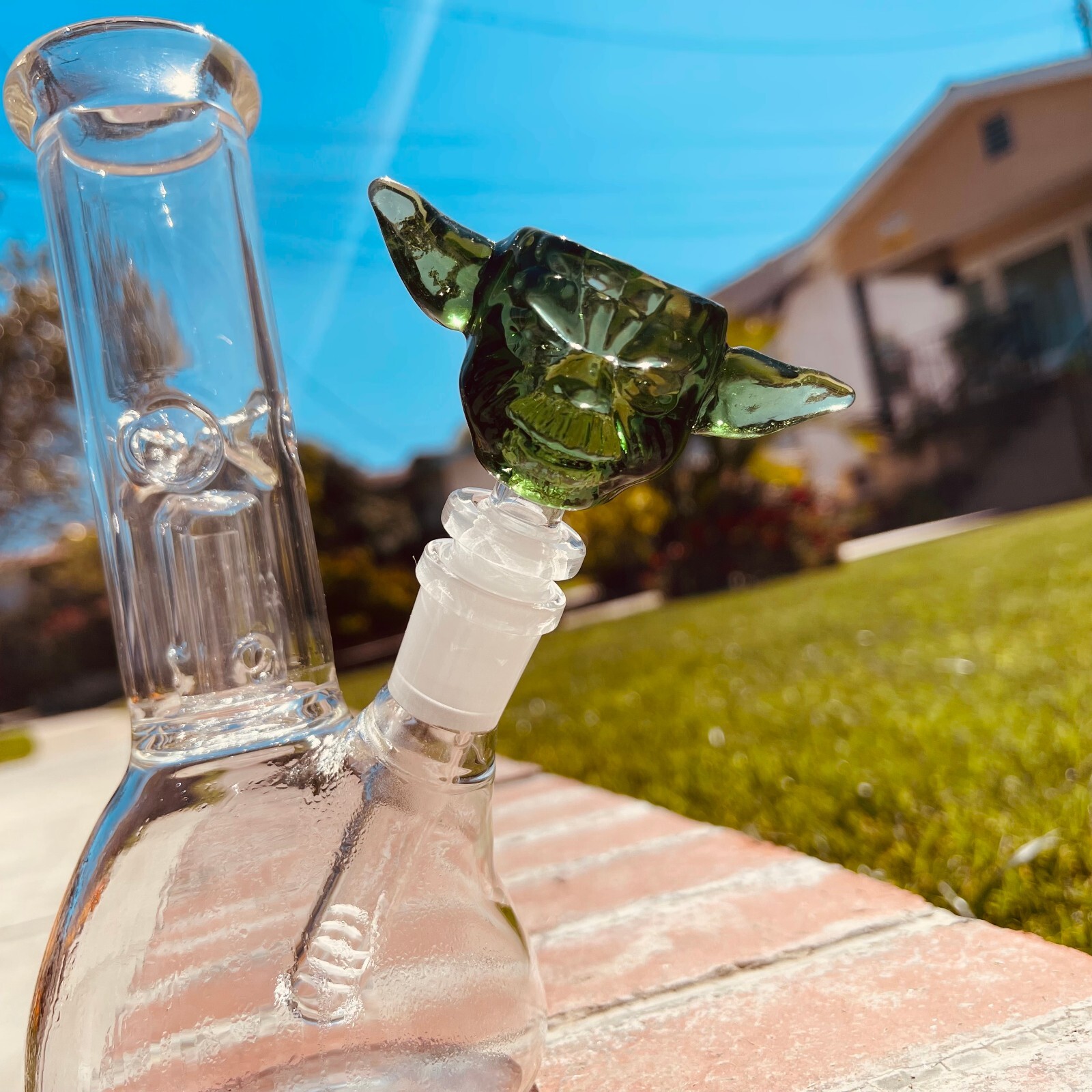 2-PCS Primium 14mm Star Wars Yoda Bowl Head for Water Filter Bong