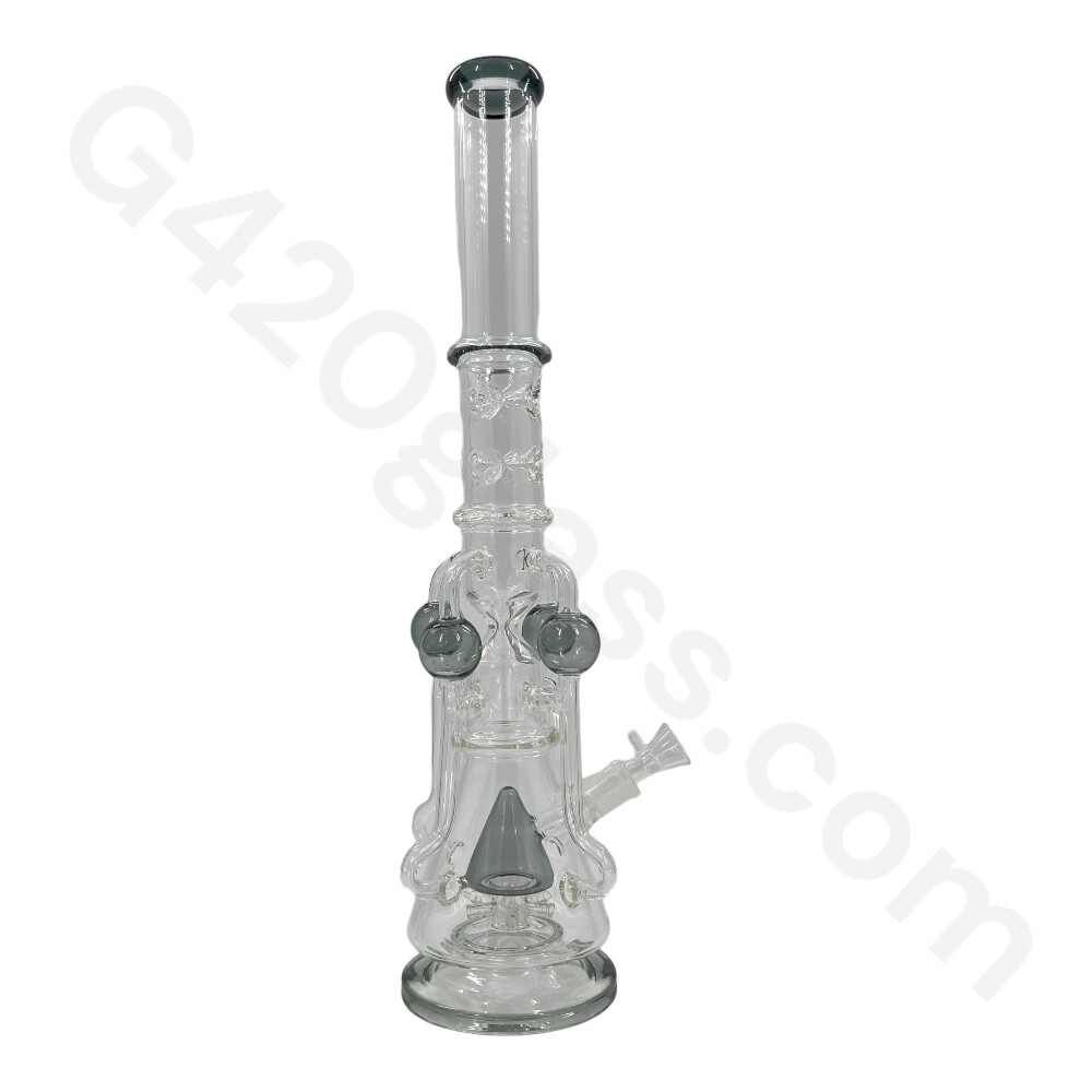 21 Inch heavy duty Lookah style Glass Bong | Water Pipes Hookah Bongs