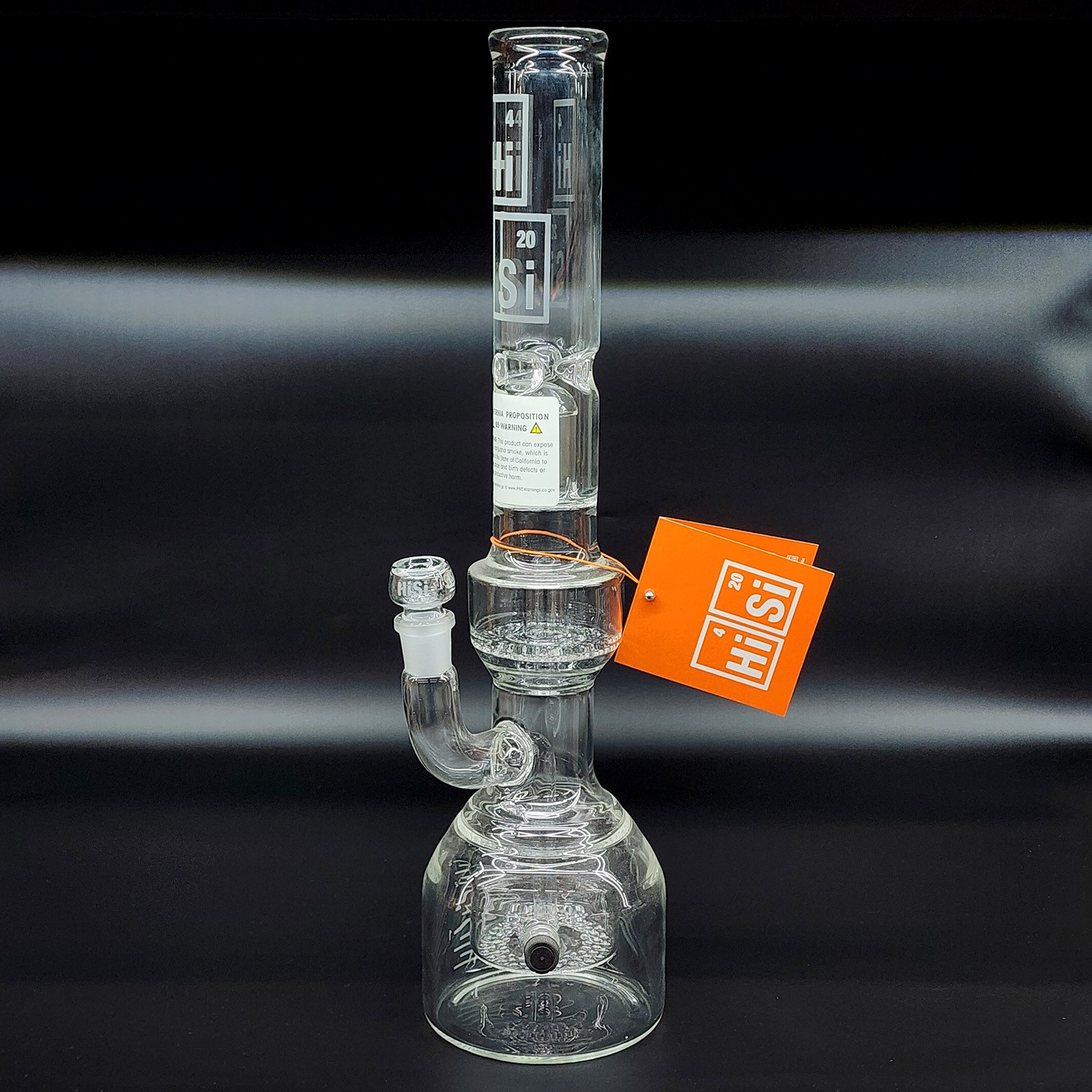 HiSi GK2 18&Prime; Glass Water Pipe with Diffused Downstem