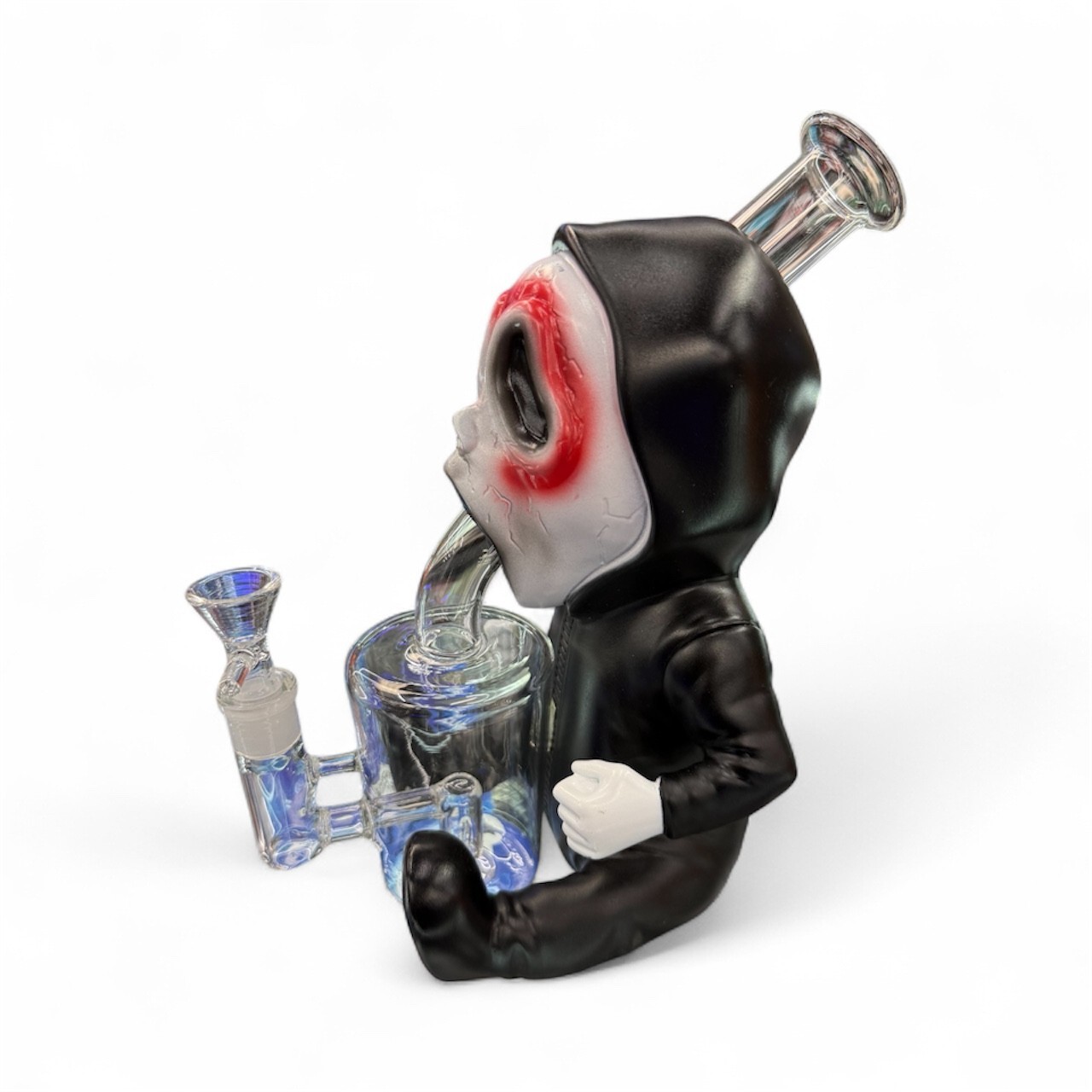 8 » Horror Ghost Face Themed Glass Bong Collector Art Piece