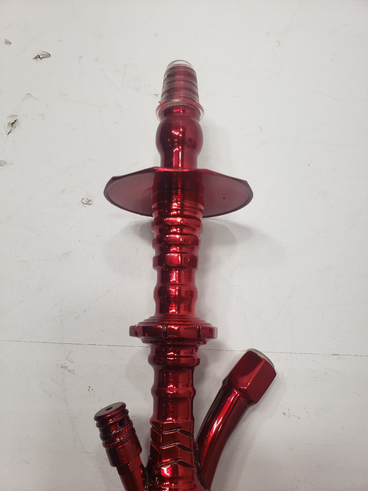Khalil Mamoon Mini Beast Hookah Red Glass Base Hose Bowl Accessories Lot