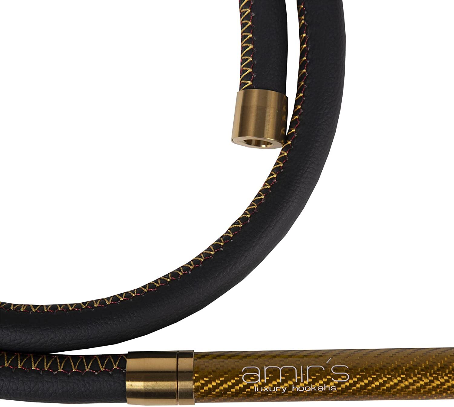 Gold Tone Hookah Smoking Water Pipe Narghile Shisha 4 Hose Connection New