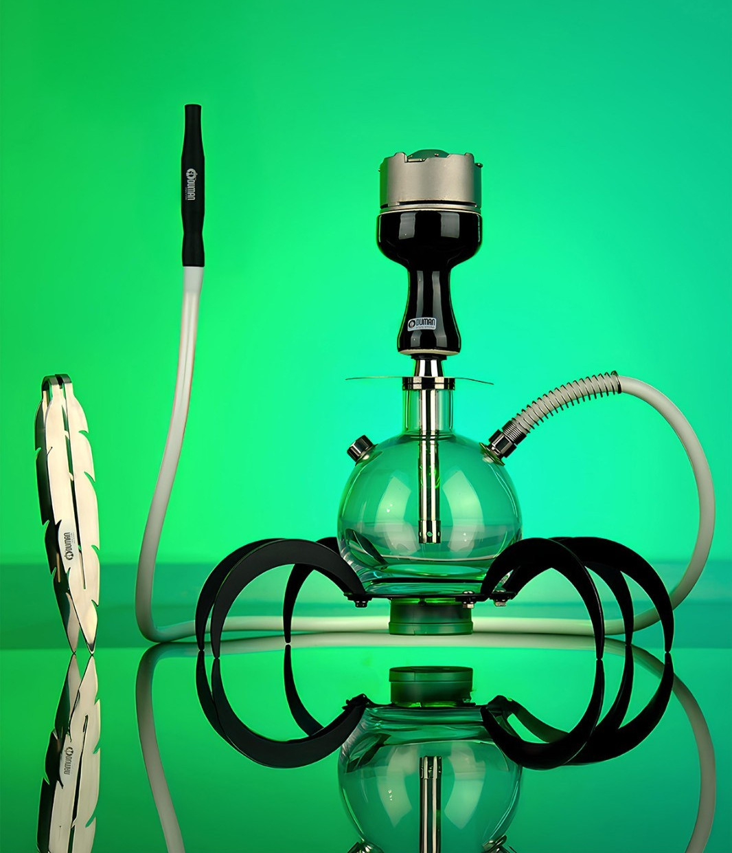 ODUMAN Tarantula Stainless Steel Hookah Shisha, Bowl, Tong SET, EXPRESS SHIPMENT