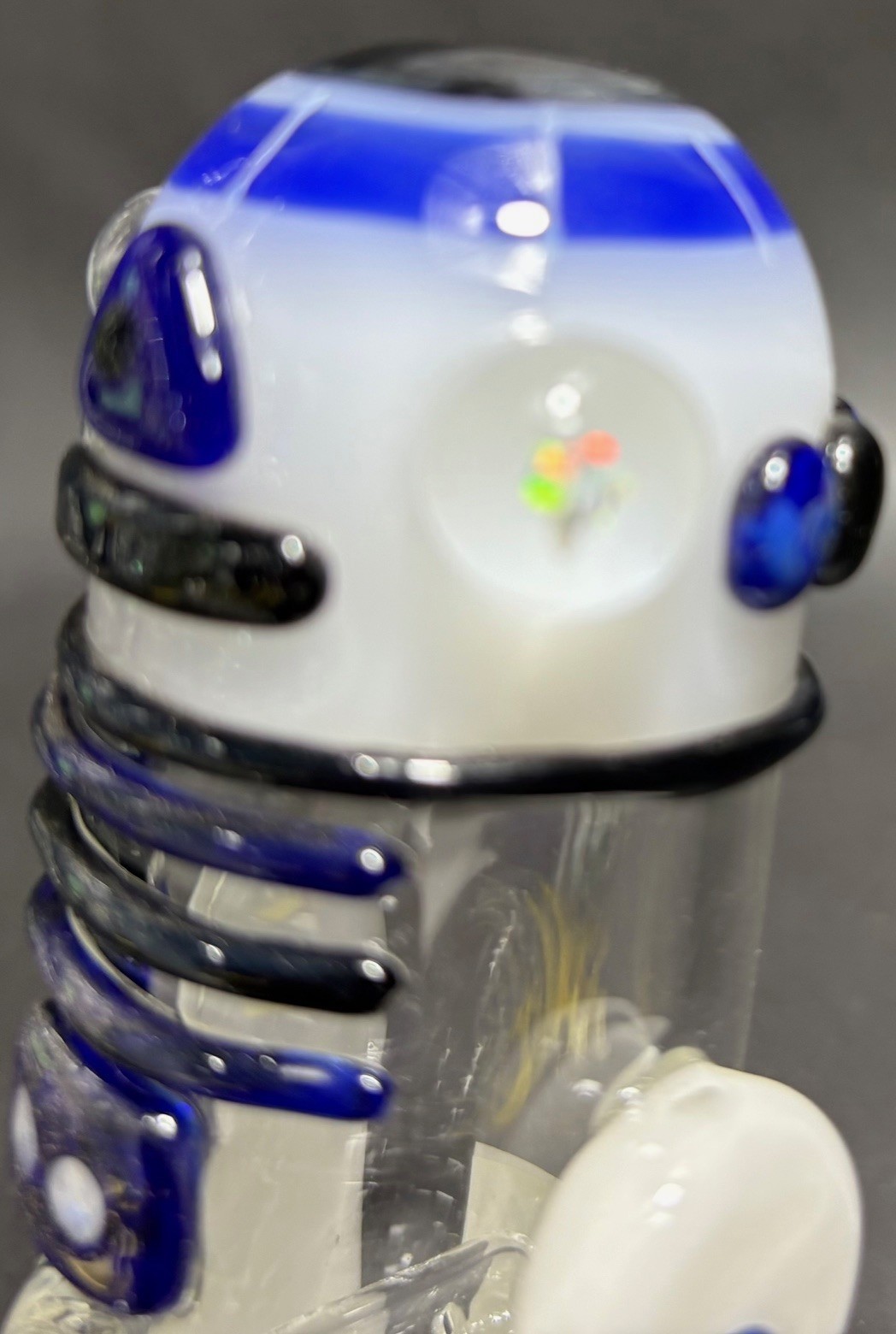 Empire Glass Works 10mm R2D2 Rig & Dome with OPAL in Milli Beads, Pipe Hookah