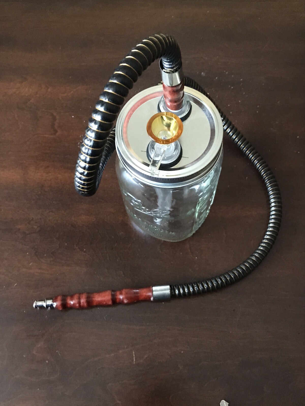DIY Mason Jar Hookah Kit Bong Water Pipe Bubbler Tobacco NO JAR INCLUDED 32oz