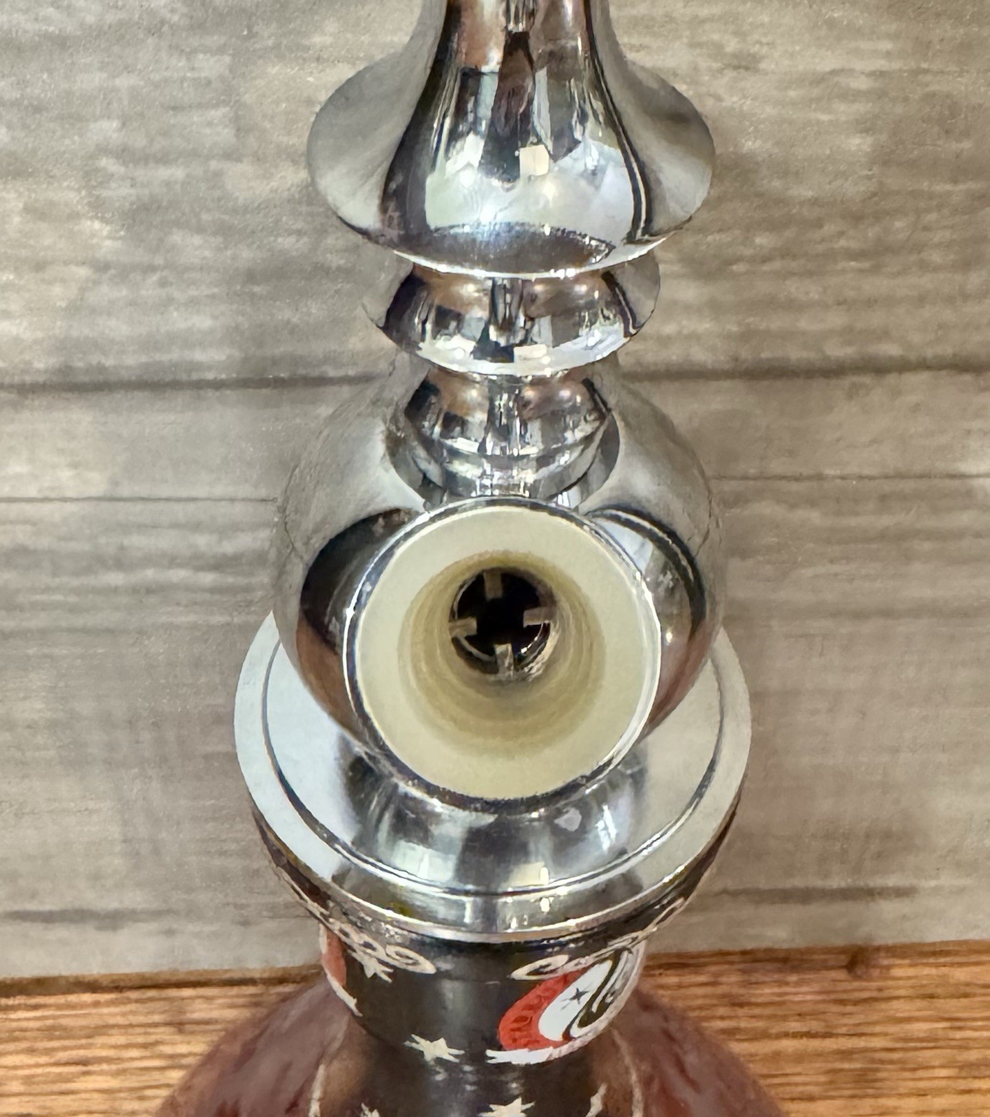 Starbuzz Unicus 17” Hookah Shisha Water Pipe 1 Hose Complete Set Glass Base Red