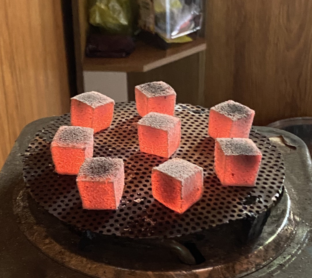 COCO SAFARI 2 Box Coconut Hookah Charcoal 25mm Cubes | 144 pcs | Premium Coconut