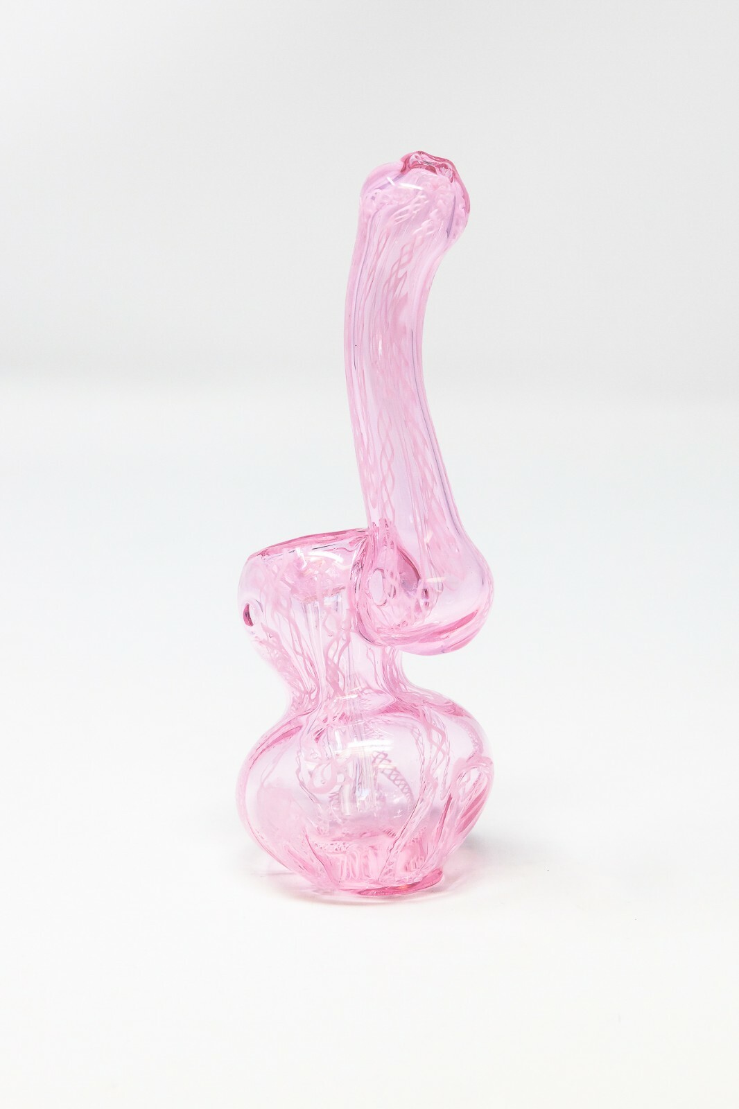Hookah Water Pipe 4&Prime; Pink Glass Bubbler Tobacco Bong Fast Shipping