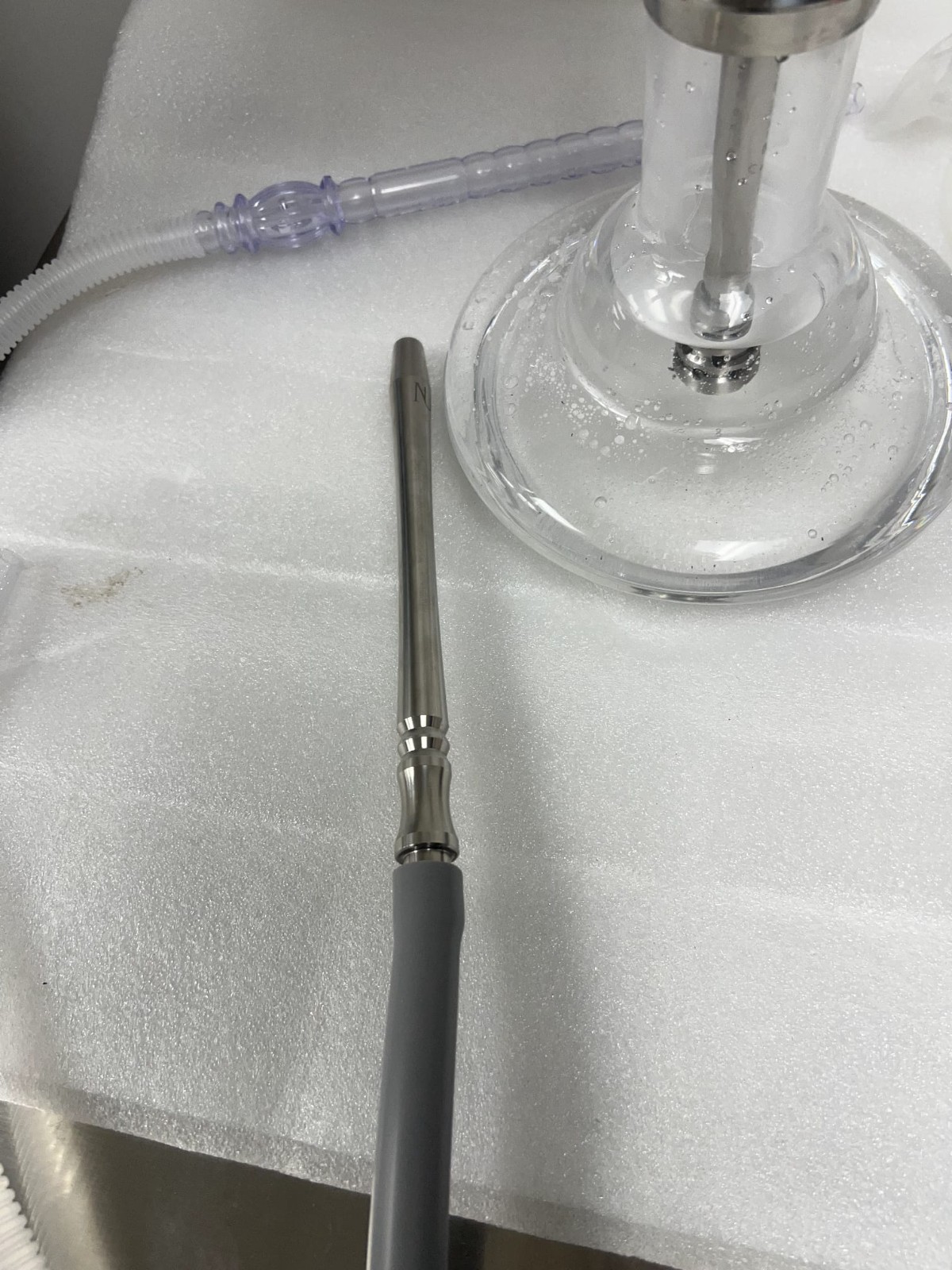 BT Company UFO Stainless Steel Shisha Hookah / Hoses