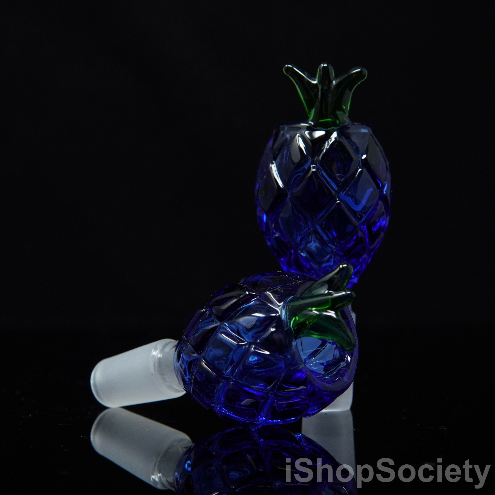 3&Prime; Pineapple Slide Bowl 14mm Water Pipe Hookah Head Piece Thick Bowl BL
