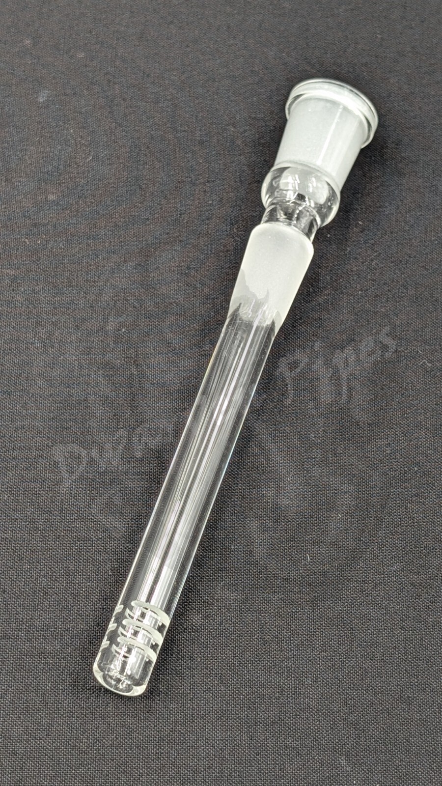3.5&Prime; 6 Cut Glass Water Pipe Downstem 14MM Male to 14MM Female Opening