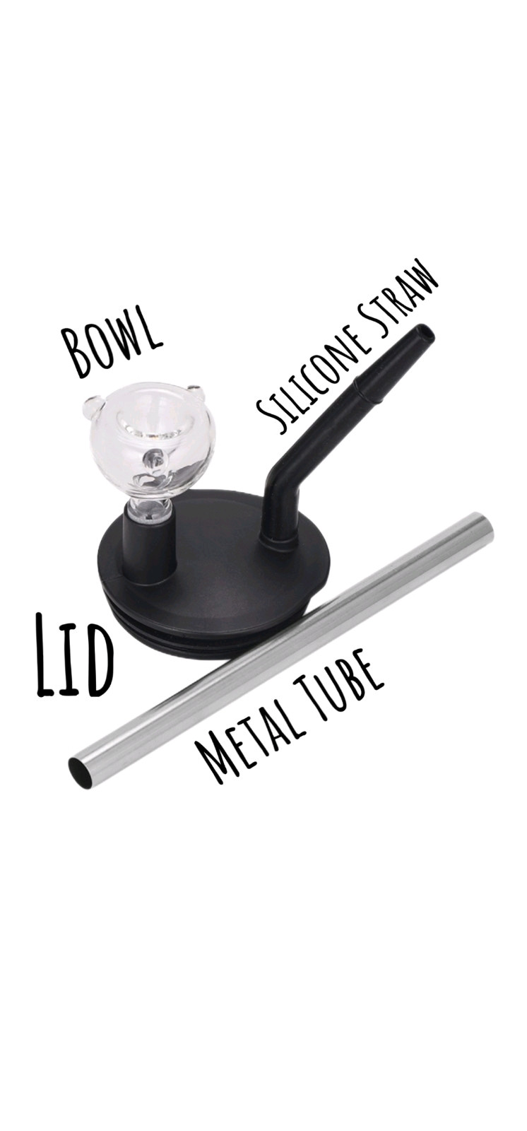 Glow In The Dark Bong Tumbler- Tumbler Hookah – Cold Smoke Tumbler – 20 oz