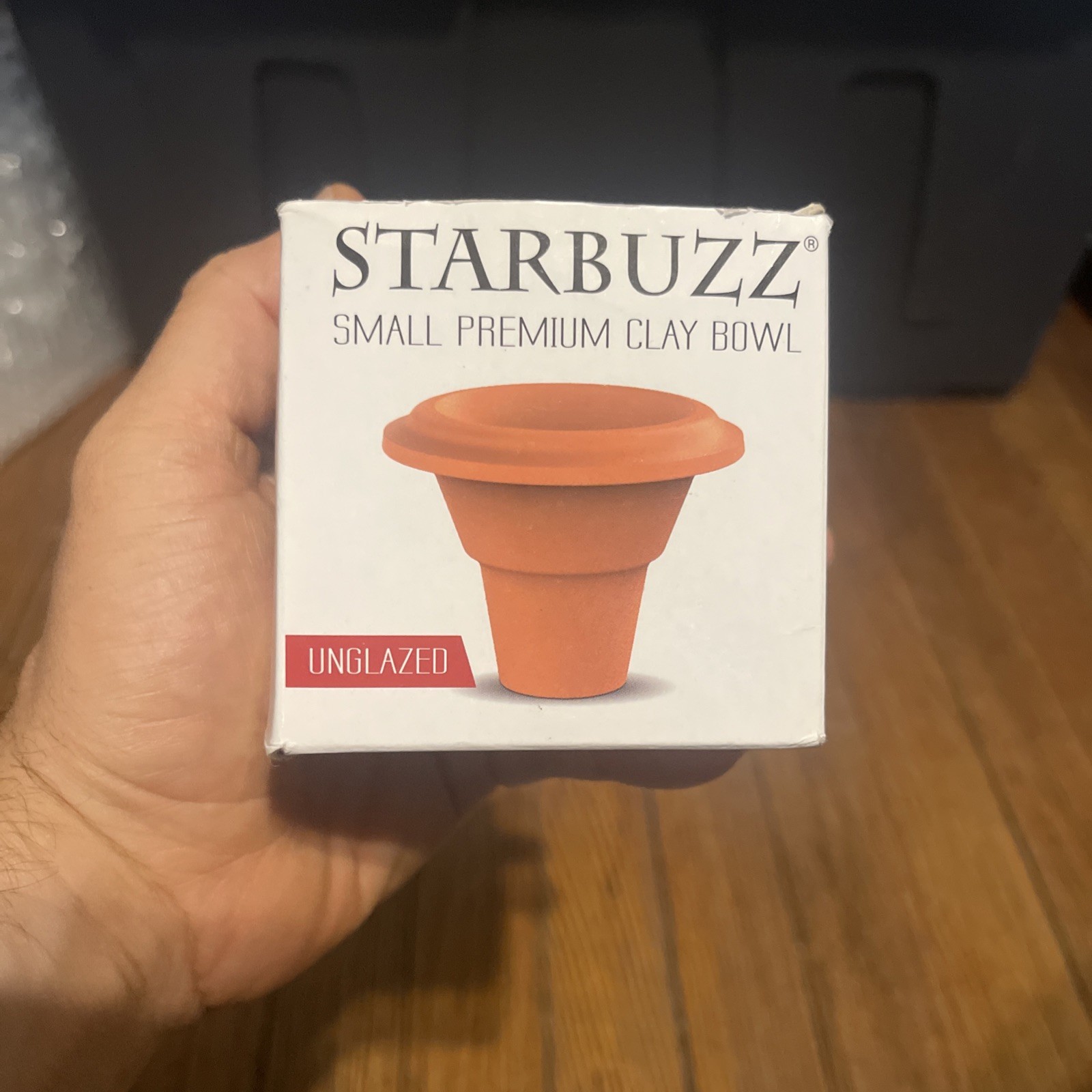Small 2 1/2 ” CLAY Hookah Bowl / NATURAL. / By Starbuzz® / Grommet Included