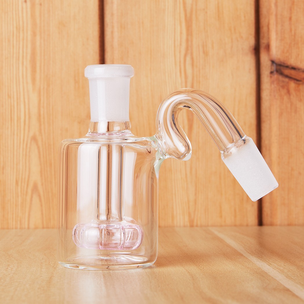 14mm 45° Mini Glass Dry Ash Catcher Premium Quality Tobacco Water Pipe Bong