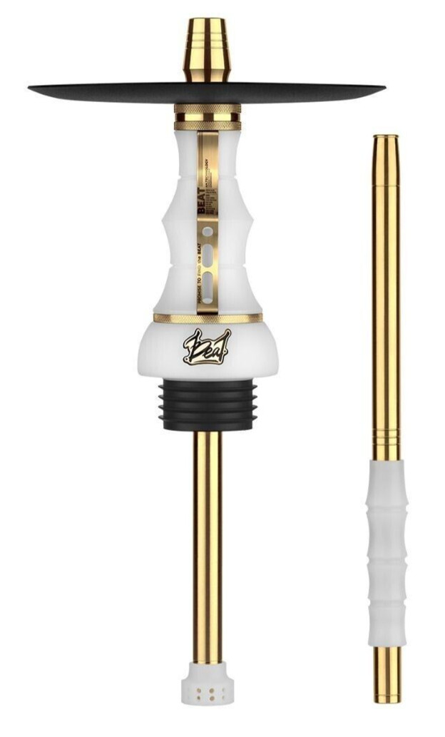Alpha Hookah Beat White Gold With Transparent Base
