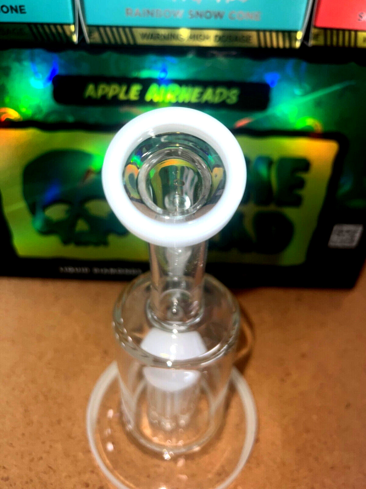 9&Prime; Cali CloudX Heavy White beaker PERCOLATOR Recycler Tobacco Smoking Water Pipe