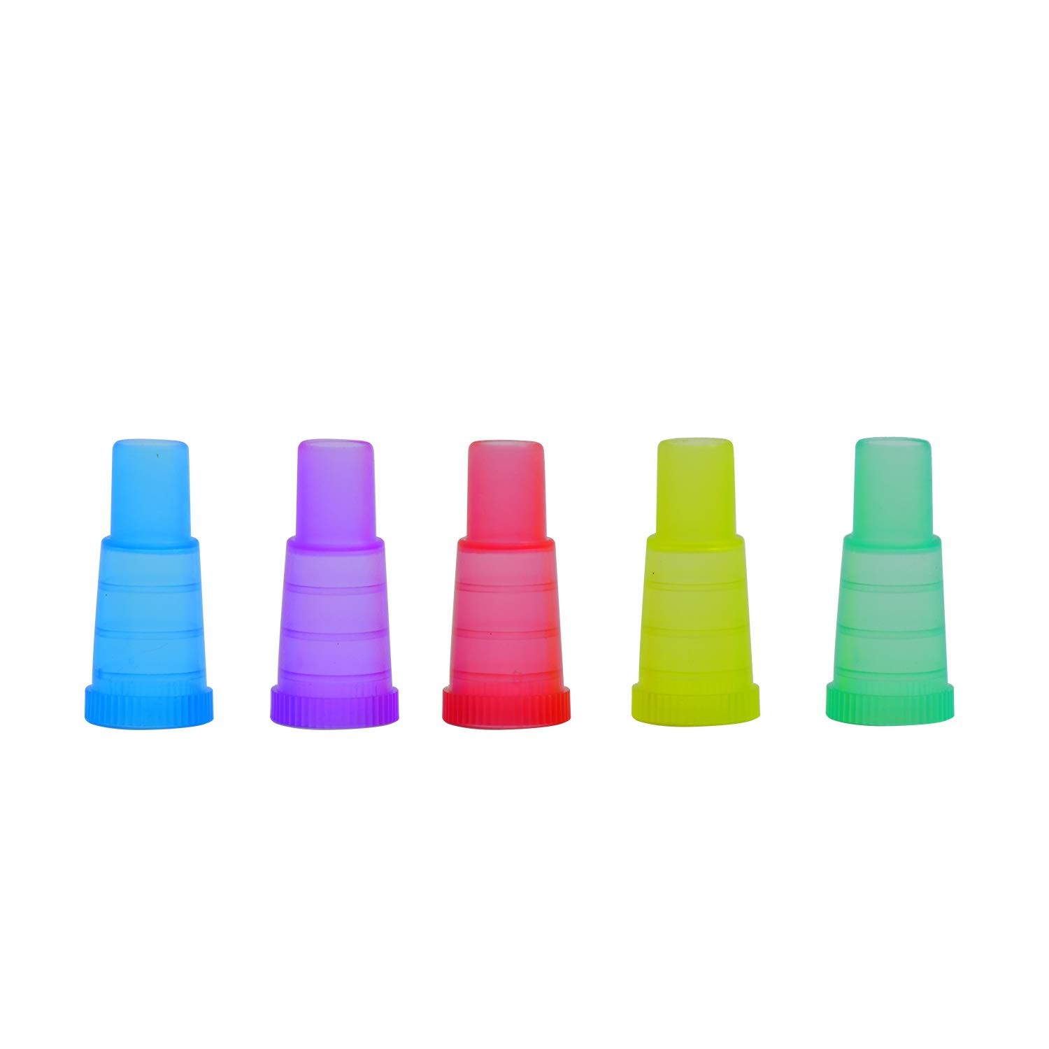 100 Disposable Hookah Tips – Multi-Color 1.2 Inch (Pack of 100), multi-color