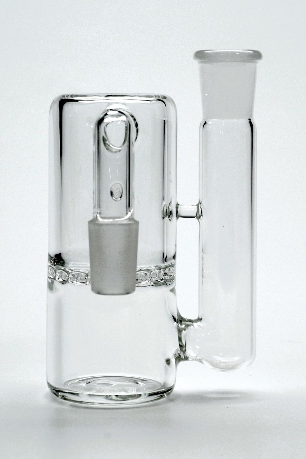 18mm 90° 4.5&Prime; High Honeycomb Ash Catcher Tobacco Smoking Water Pipe Bong Bubbler