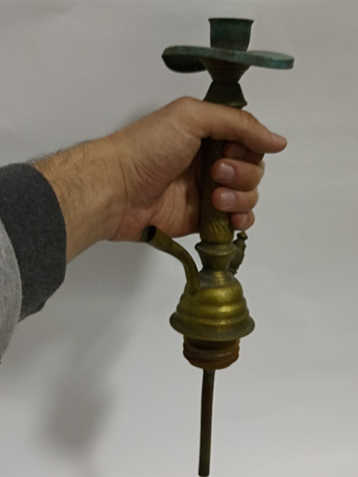 Antique Vintage Rare Brass Egyptian Hookah