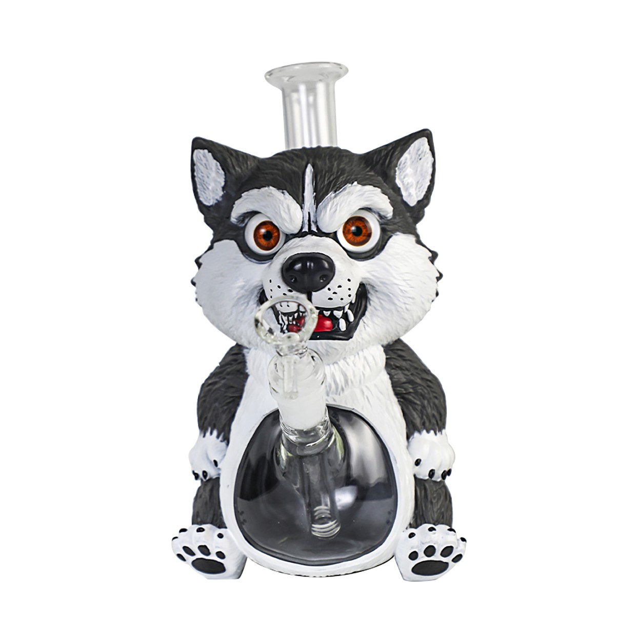 Husky 9 » Glass Bong and Water pipes Tobacco Smoking Bubbler Hookah w/14mm bowl