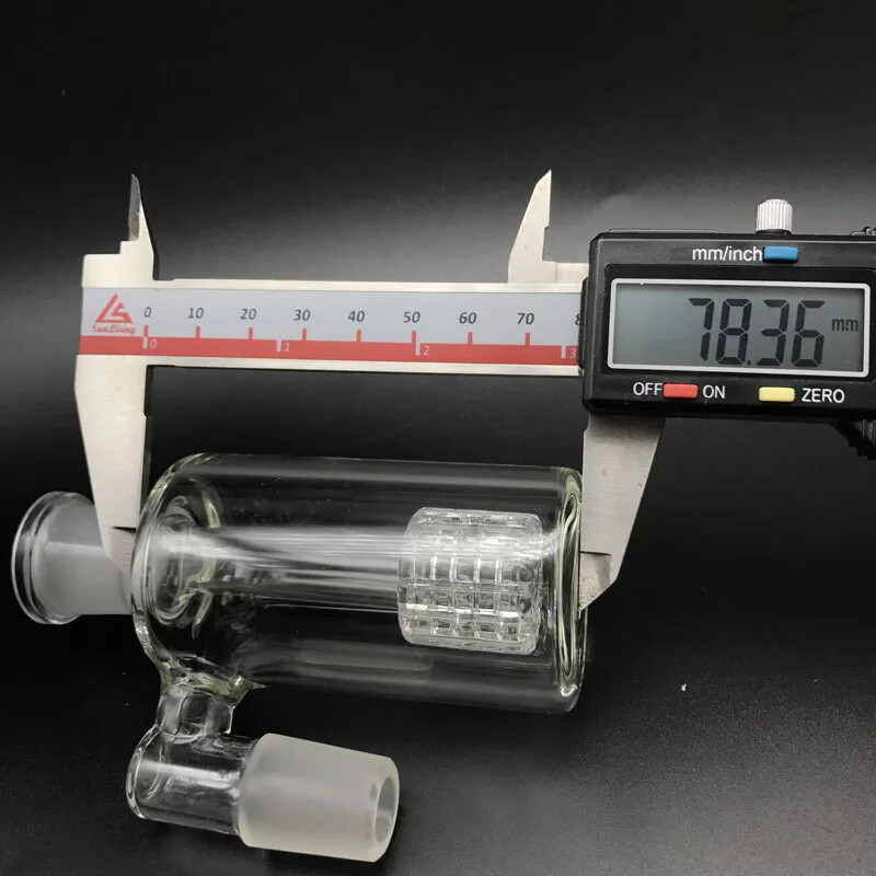4.7&Prime; Matrix Glass Ash Catcher 14mm 90° Pyrex for Smoking Bong Bubbler &14mm Bowl