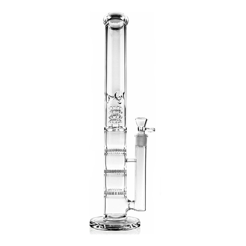 16.5&Prime; Heavy Glass Bong Hookahs Honeycomb Percolator Water Pipe Bowl for Smoking