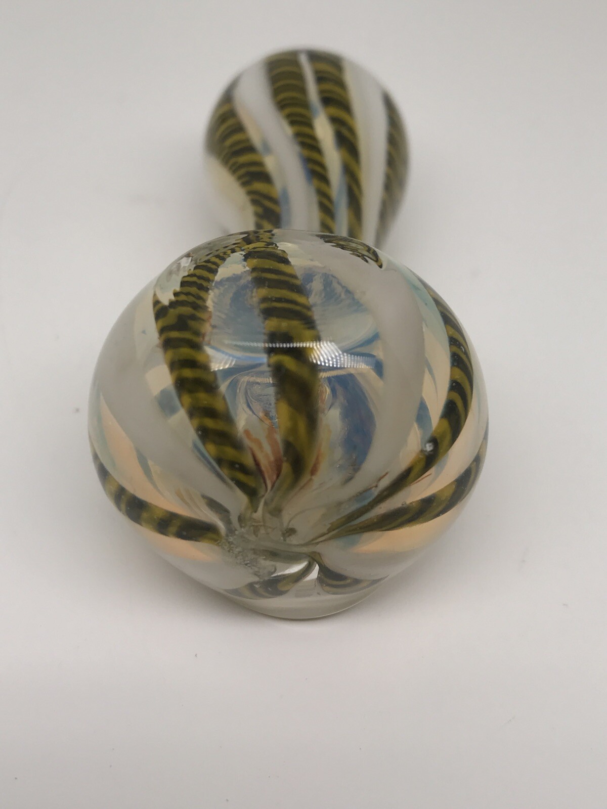 HITTER USA TOBACCO POCKET PIPA SMOKING 3” HEAVY HAND BLOWN GLASS BOWL MINI PIPE