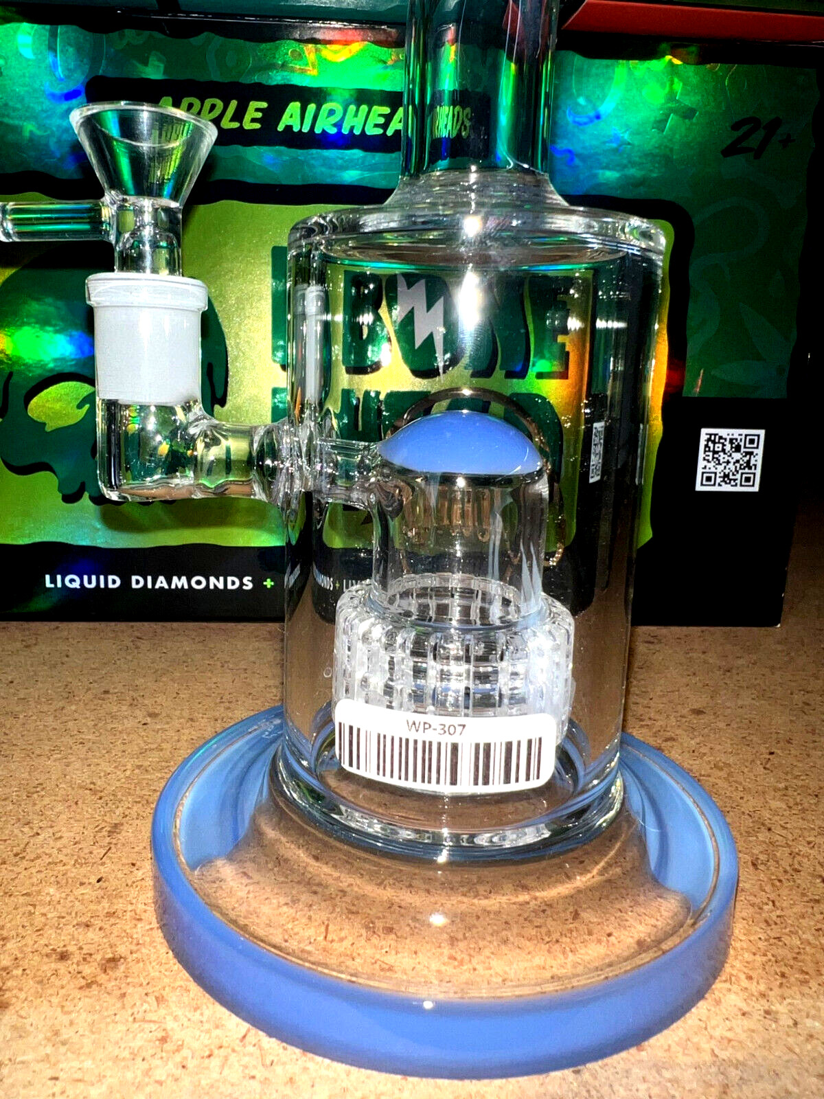 9&Prime; Cali CloudX Heavy Blue beaker PERCOLATOR Recycler Tobacco Smoking Water Pipe