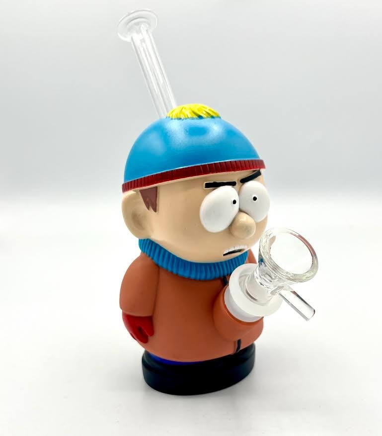 5“ Silicone Hookah Cartoon Shisha Water Pipe Bong with 14mm Glass Bowl